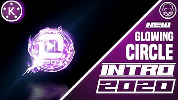 GLOWING CIRCLE LOGO INTRO REVEAL IN KINEMASTER || USING PIXELAB