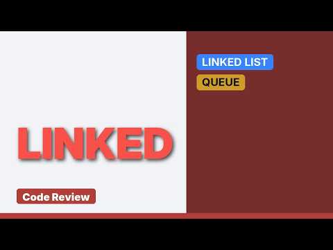 Implementing a queue using a linked-list