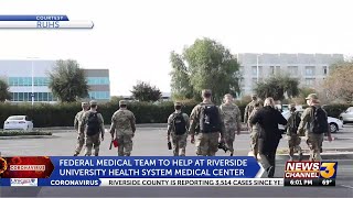 20 Federal medical personnel deployed to Riverside County