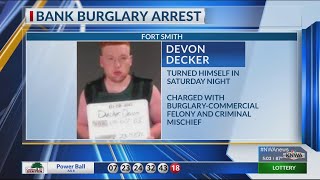Fort Smith bank robber identified