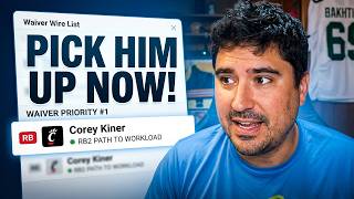 Corey Kiner Waiver Wire Breakdown: Pick Him Up Now!