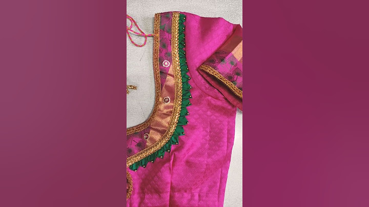 pattu saree blouse design model/#shorts