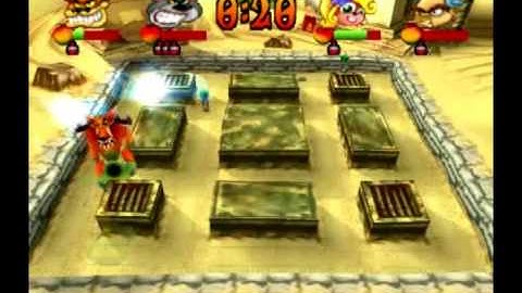 Crash Bash - Warp Room 2: Crystal Cave - 23) Desert Fox Lv. 2
