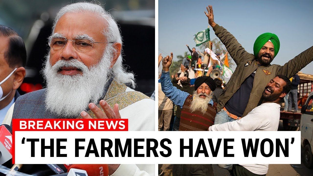 Indian Farmers FINALLY End YEAR Long Protests.. - YouTube