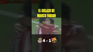 el GOLAZO de Marco Fabian al BARCELONA #football #soccer #barcelona #messi #chivas