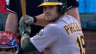 6/23/15: Phegley, Zobrist homer as A's top Rangers