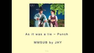 [MMSUB] As it was a lie ~ Punch (Lovers of the red sky OST 5) Korea&Myanmar sub lyrics