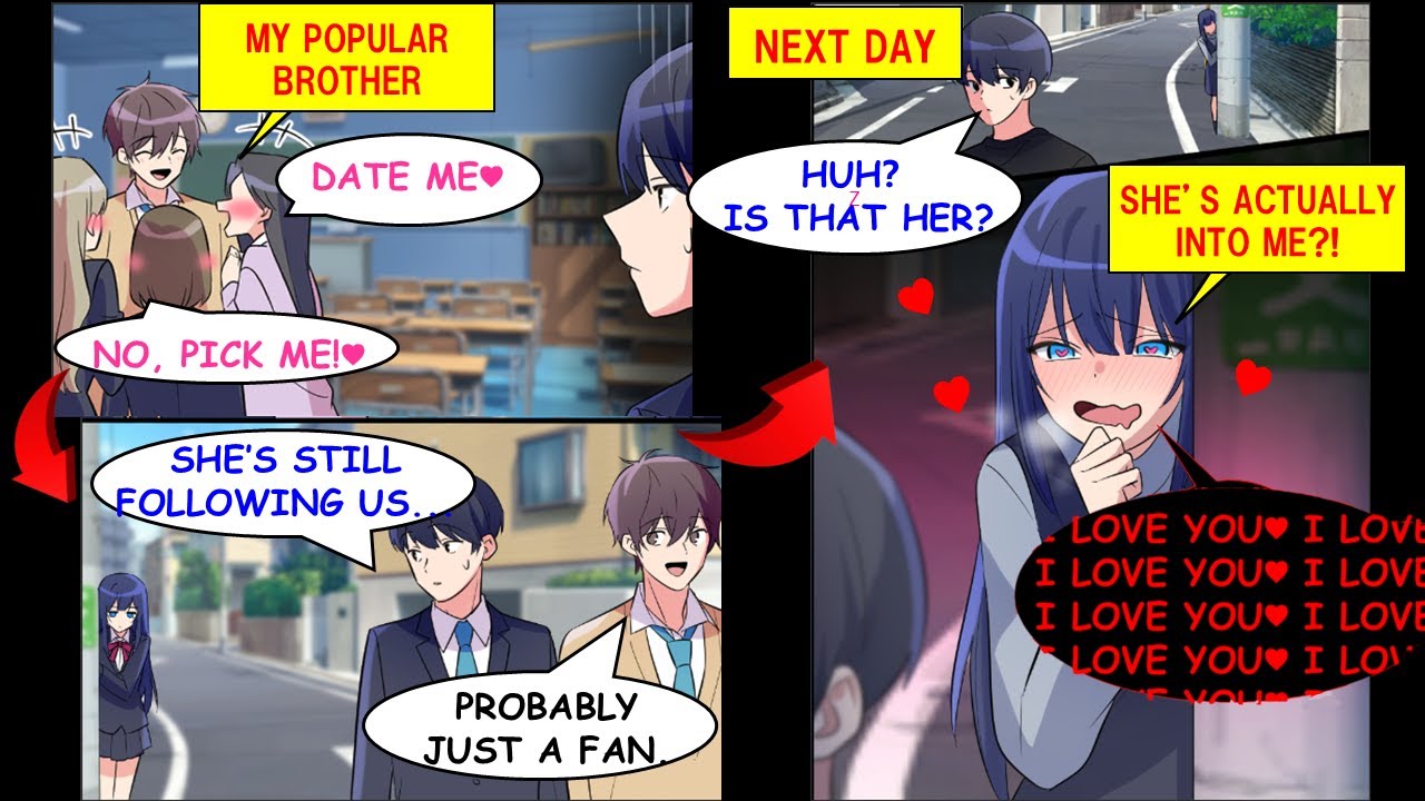 [Manga Dub] She wasn't stalking my Handsome brother. She was stalking ME.[RomCom]