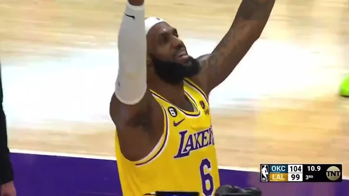 LeBron James Becomes the NBA All-Time Leading Scorer | Thunder vs Lakers | 2/7/2023