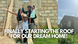 Starting the roof for our DREAM cottage, 24 hours WITHOUT electricity! | FAITH WITHOUT WORKS IS DEAD
