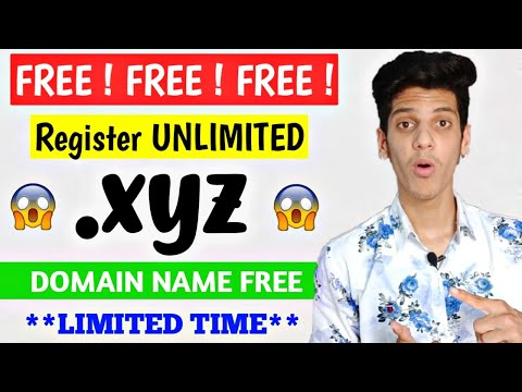 FREE Domain Name 2020 - Register UNLIMITED .xyz Domain Name For Free ( For 1 Year )