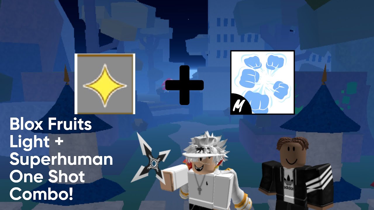 Yoru Combo + Super Human Blox Fruits Update 18 #bloxfruits #Roblox #Fo