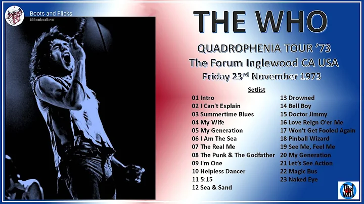 The Who Inglewood CA 23-11-1973 [Ex Q Aud Audio Re...