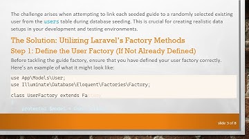 Managing Foreign Keys with Laravel 8 Factories and Seeders