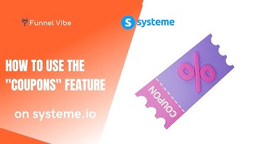 How To Use the "Coupons" Feature on Systeme.io (Systeme Tutorial)