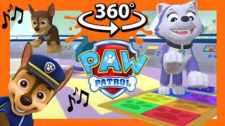 360 Vr Paw Patrol Pup Pup Boogie Song Mighty Pups Save Adventure Bay Chase Vs Everest
