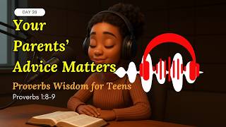 Day 28 | Why You Should Listen to Your Parents - Proverbs 1:8-9 | Proverbs Wisdom for Teens