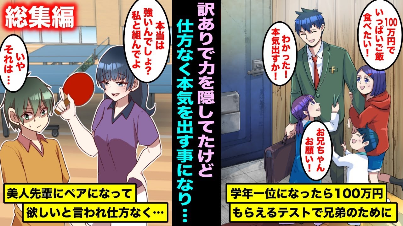 【漫画】訳ありでずっと本気を出す事を拒んできた俺…困っている人のために仕方なく本気を出すことになり力を解放した男たちシリーズ・総集編