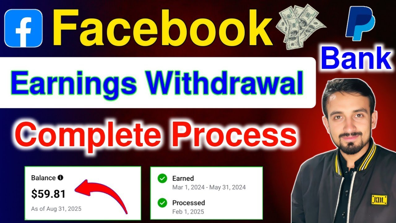 Facebook Earnings Withdrawal Complete Process | How to Withdraw ...