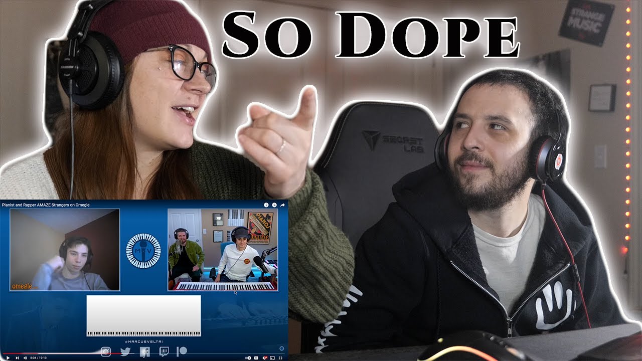 Omegle Bars 32.2 | (Marcus Veltri) - Ft. Harry Mack - Pianist and Rapper AMAZE Strangers Reaction!