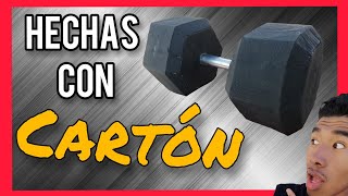 💪🏾HOW TO MAKE HEXAGONAL Dumbbells, of (1.5, 2, 5,10, 18Kg) With CARDBOARD. explained[STEP BY STEP] 💯