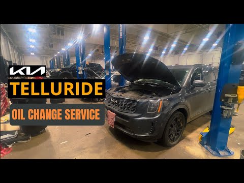POV How to Change Engine Oil on your Vehicle 2020-2024 KIA TELLURIDE 3. ...