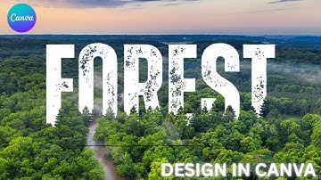 5 Canva Secrets to Create AMAZING Forest Text Effects