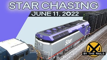 Star Chasing - June 11, 2022 Railfanning - NRTX 122 and a Canadian invasion?