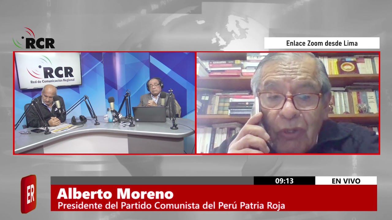 ENTREVISTA A ALBERTO MORENO, PRESIDENTE DEL PARTIDO COMUNISTA DEL PERÚ PATRIA ROJA