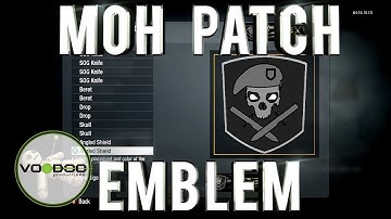 MoH Patch / Insignia Emblem/Logo : Call of Duty Black Ops (Emblem Editor Series) Episode 99
