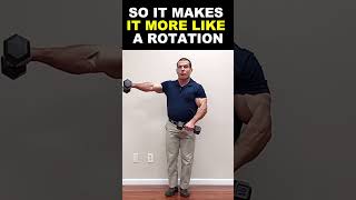 Common Mistakes That Cause Shoulder Pain Doing Lateral Raises #deltoids #rotatorcuff #shoulderpain