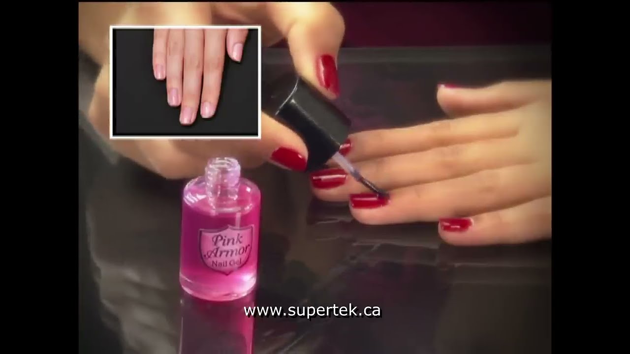 Pink Armor Nail Hardener - YouTube