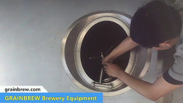 How To Open A Side Manway Of A Beer Fermenter