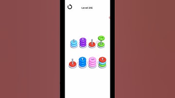 Hoop Stack Level 316 WalkThrough Solution Gameplay