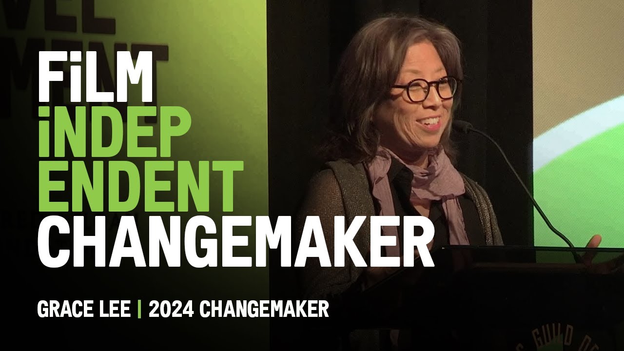 Grace Lee wins the 2024 Film Independent Changemaker Award - YouTube