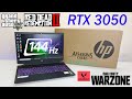 RTX 3050 - HP Pavilion 15 - Unboxing & Review - 6 Games Tested + DLSS Test 😰😰😰