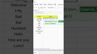 Translate Any Language in Excel 😱