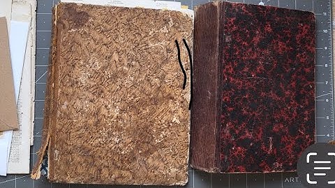 TUTORIAL HOW TO | Envelope journal in a hardcover | working inside the journal PART 6