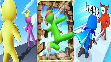 GIANT RUSH vs KUNG FU RUNNER vs SOLO LEVELING HIT & RUN - Triple Game