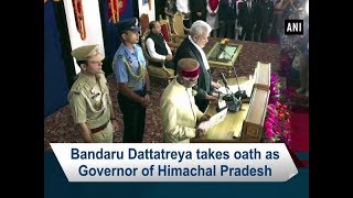 Bandaru Dattatreya takes oath as Governor of Himachal Pradesh