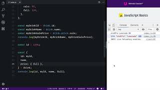 Ultimate JavaScript Basics 37 - Objects In-Depth - Destructuring Object Properties