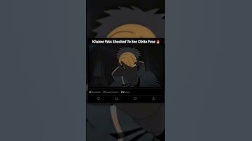 Kisame Was Shocked To See Obito Face 🔥 #naruto #anime