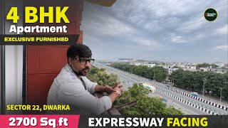 4 BHK Apartments ✅ Front View Expressway Facing ~ Dream Apartment Sector-22, Dwarka Delhi