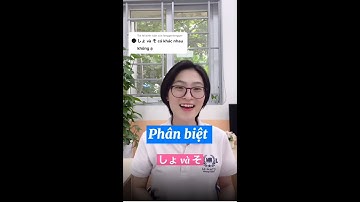 Phân biệt và phát âm しょ và そ trong tiếng Nhật sao cho chuẩn | Tiếng Nhật giao tiếp cơ bản #Shorts