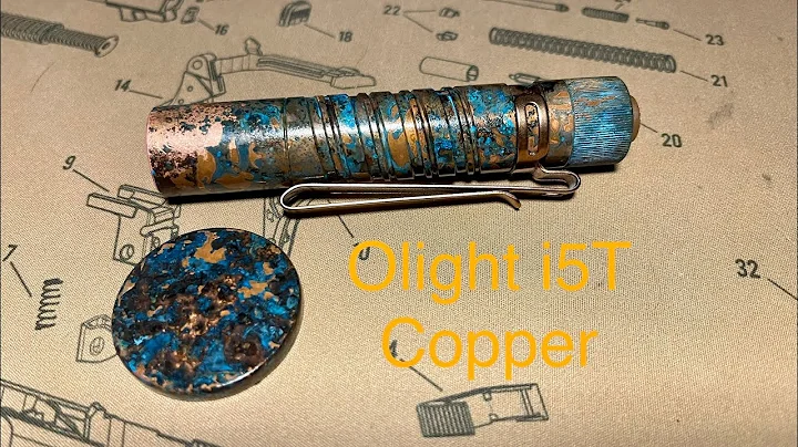 Olight i5T In Copper. I Shipwrecked It!