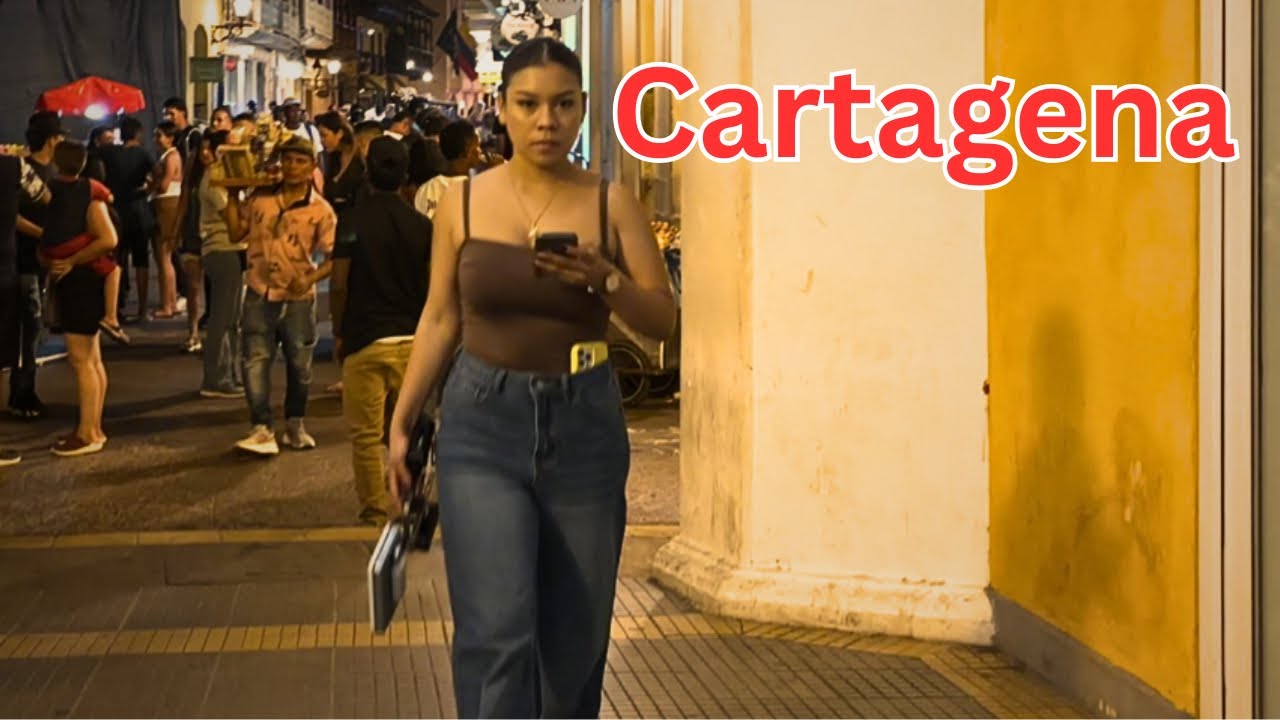 Exploring Cartagena’s Colorful Streets in 4K | Colombia Travel