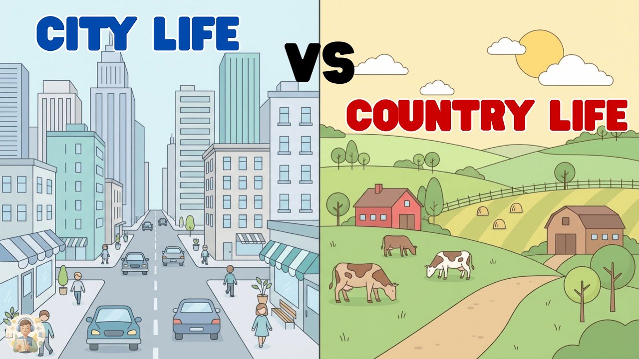 City Life vs Country Life – Which Is Better? | Easy English Podcast
