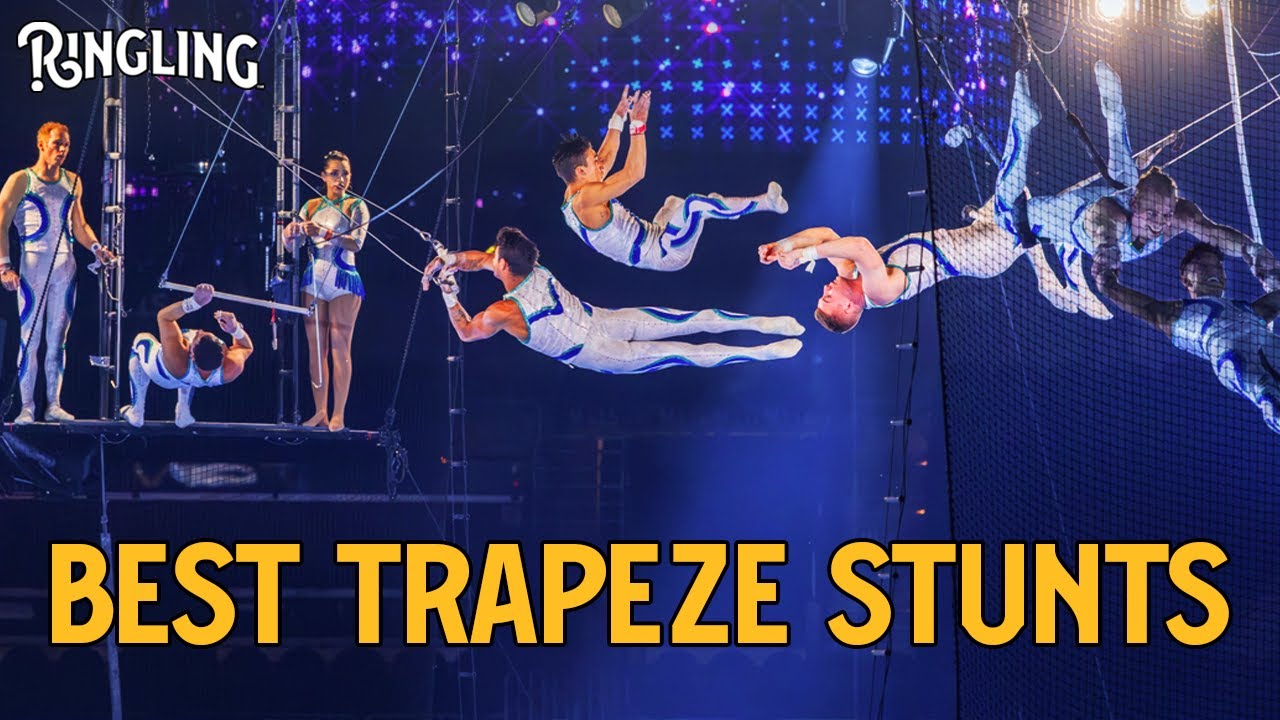 Craziest Trapeze Stunts! | Ringling®️