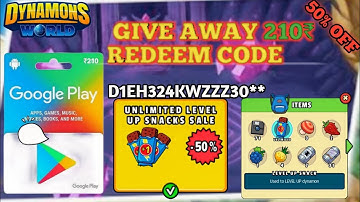 50% off Dynamons LEVEL Up snacks Purchase ⚡✨ // AND FREE GIVE 210₹ REDEEM CODE FOR MY SUBSCRIBER 🎀 /