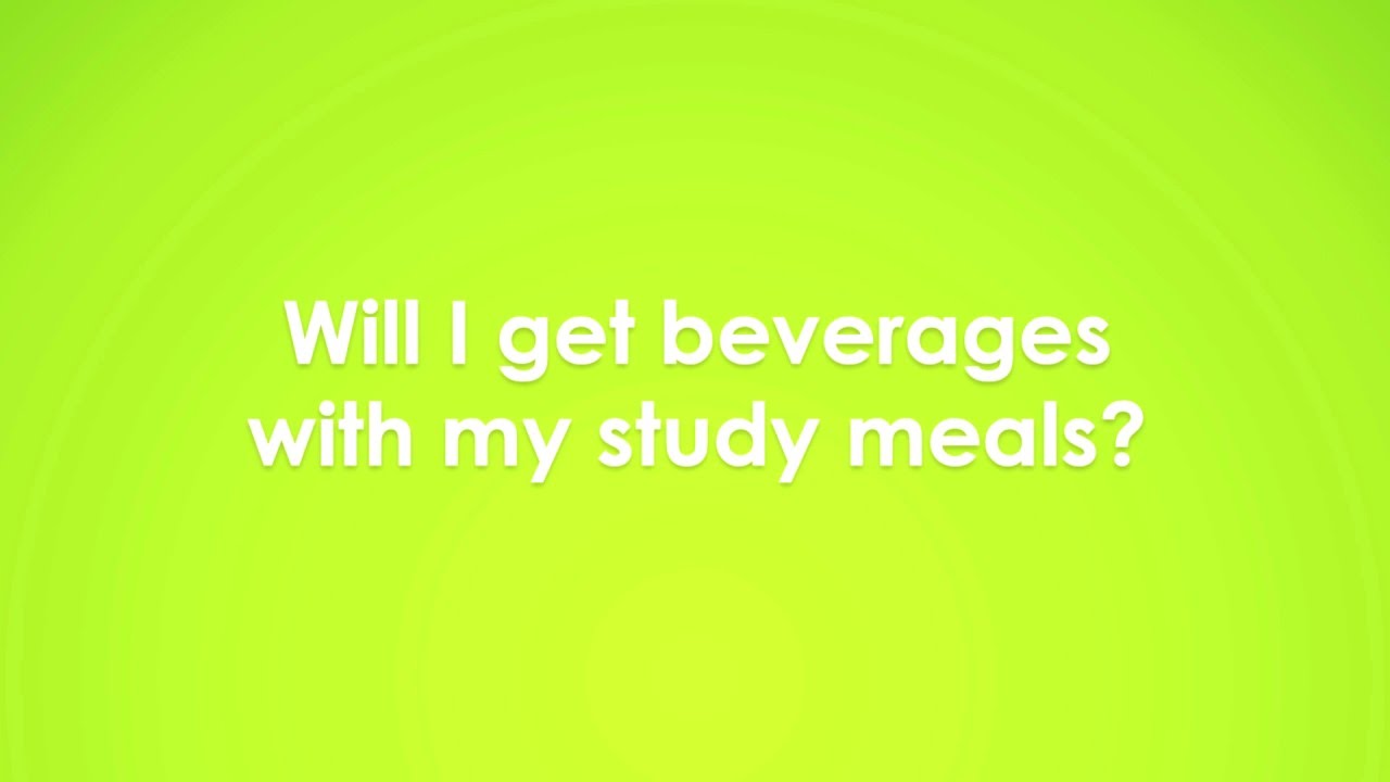 Will I get beverages with my study meals? camera iphone 8 plus apk